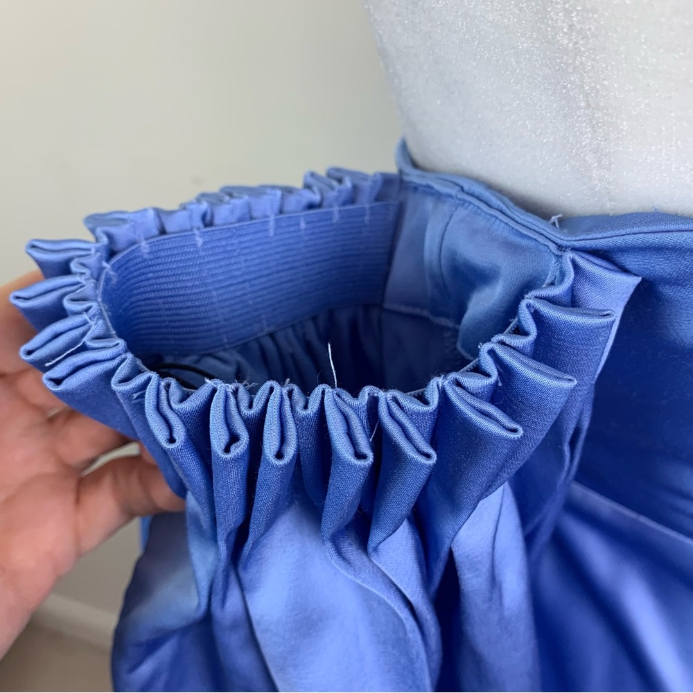 Significant Other Danika Satin Duchess Maxi Dress in Bluebell Size 4 - Picture 8 of 16